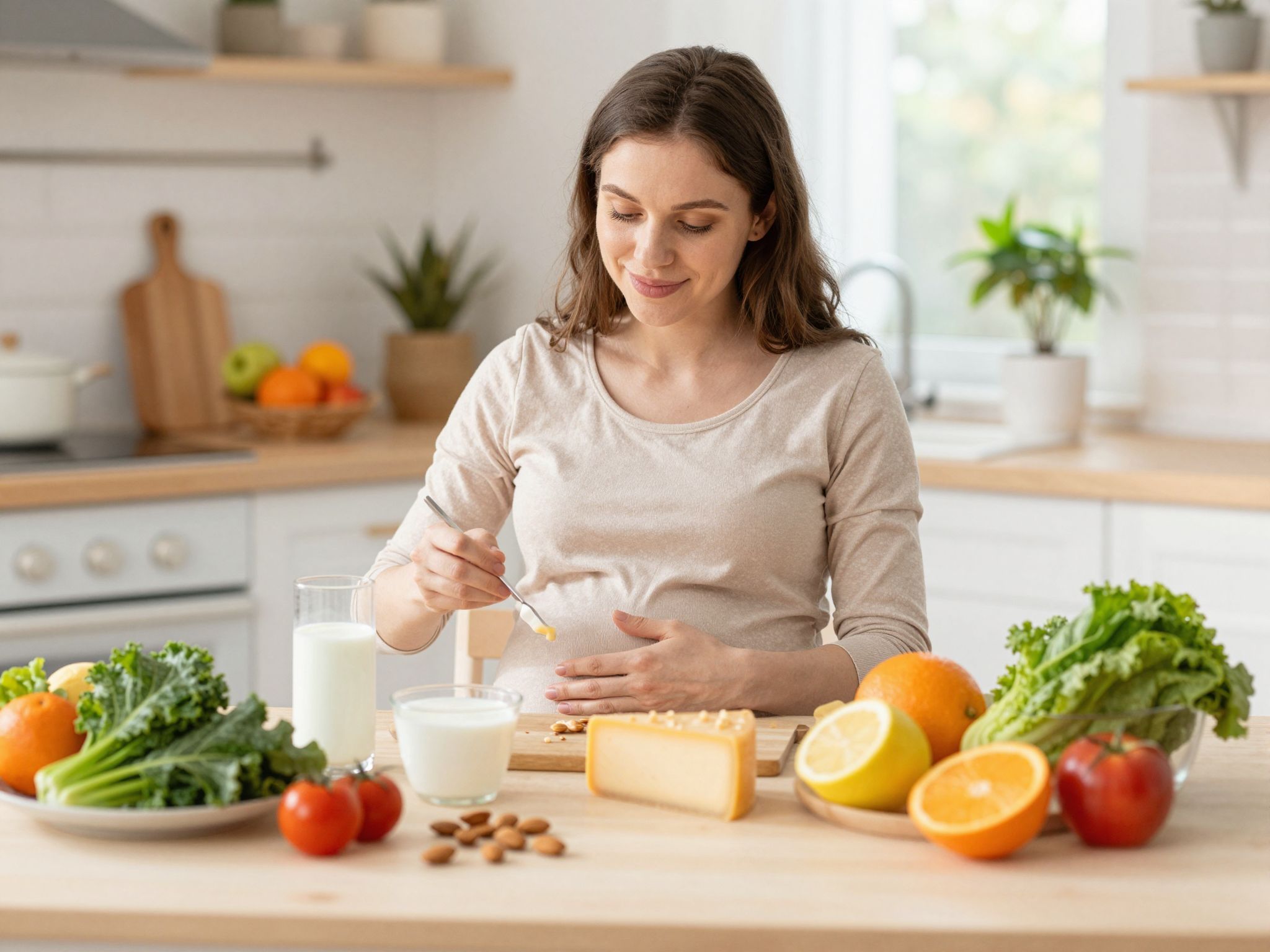 A tejtermékek a leggazdagabb kalciumforrások várandós nőknek.