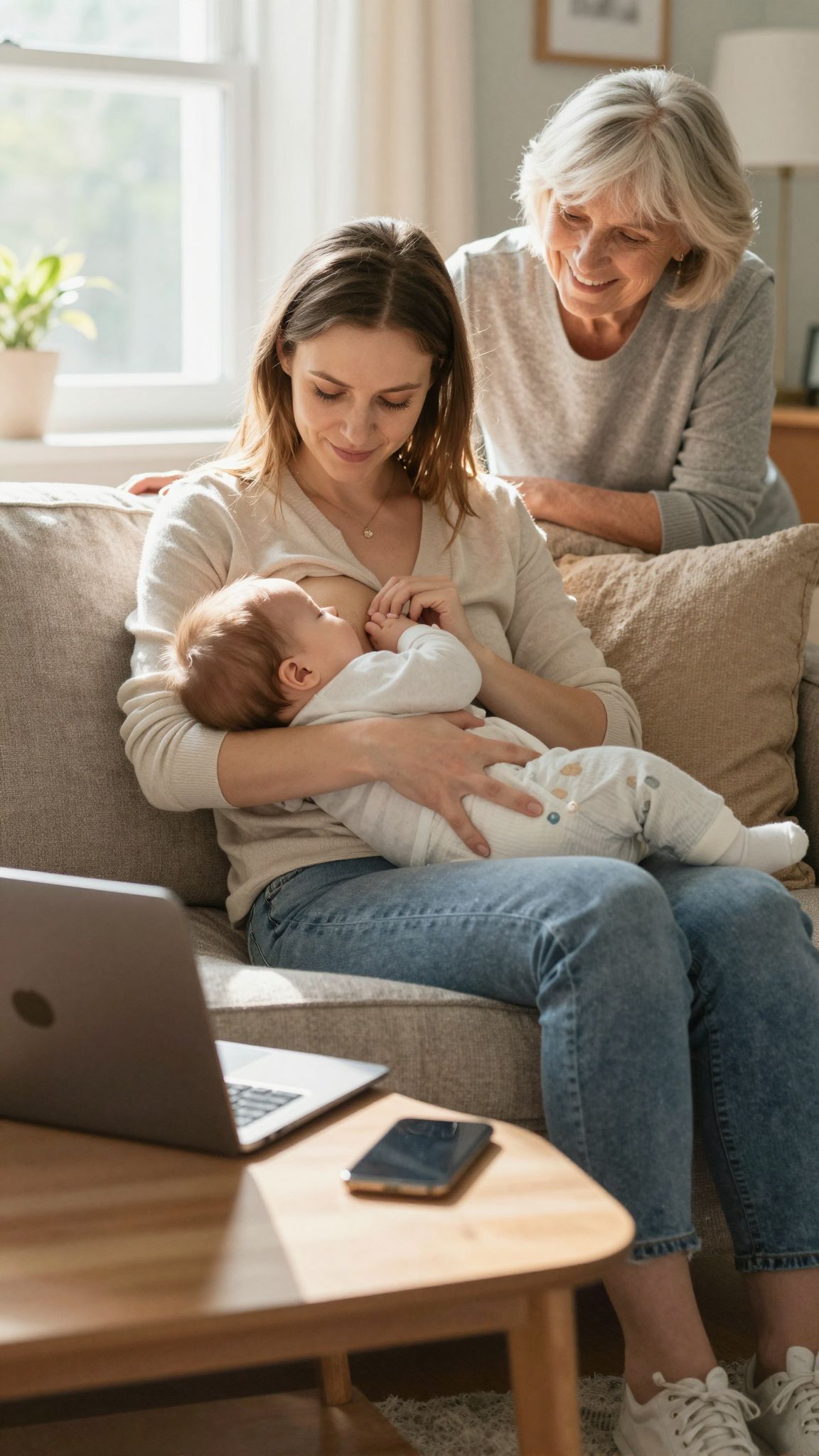 A nagymamák tapasztalata értékes iránytű a szoptatásban.
