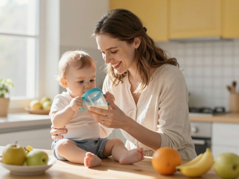 Az önálló ivás tanítása: mikor és hogyan váltsunk pohárra a babánál?