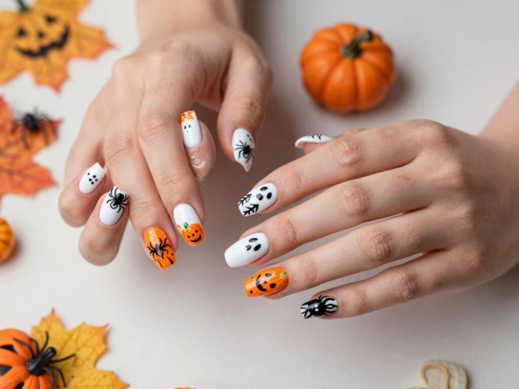 Egyszerű és látványos halloweeni manikűrök, amiket otthon is elkészíthetsz