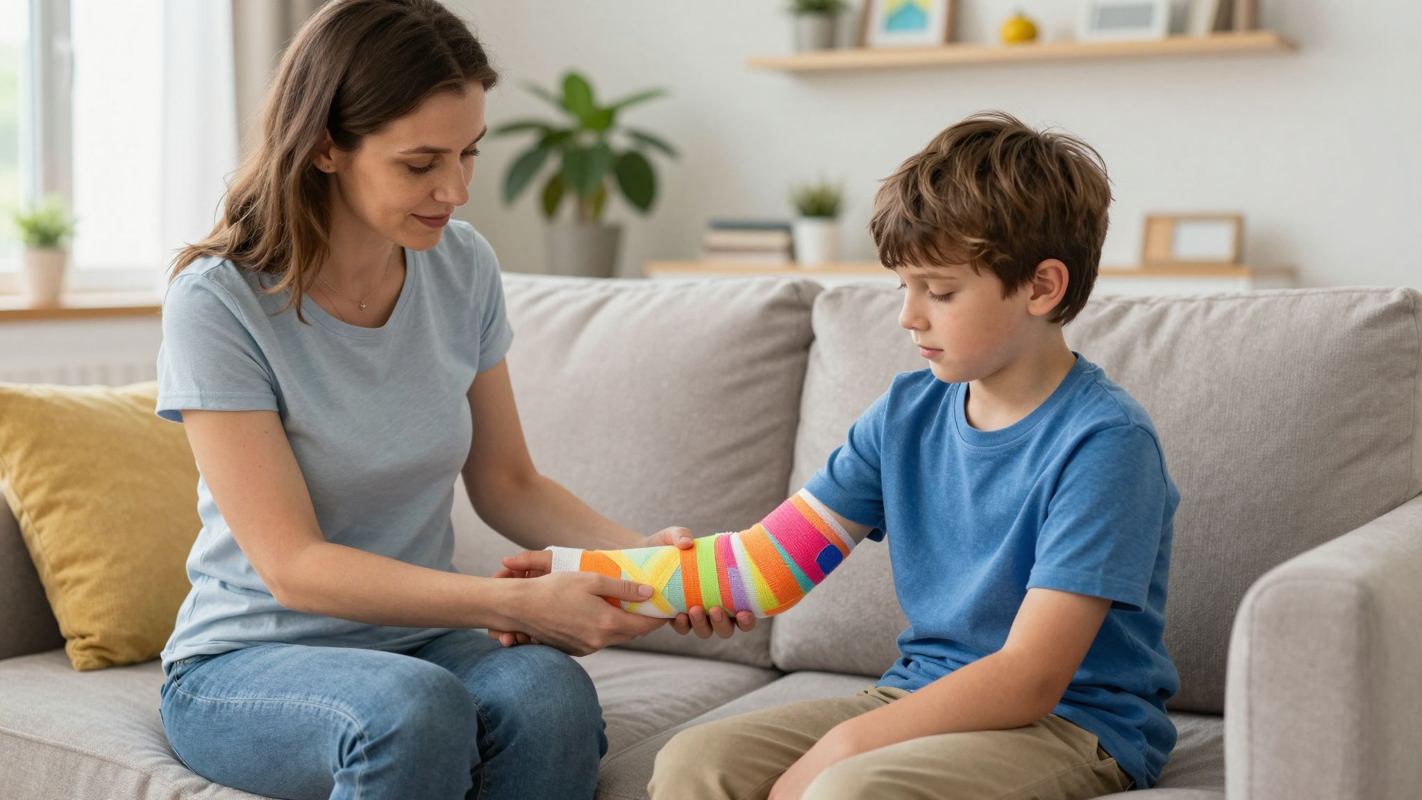 Gipszben is fontos a rendszeres bőrápolás és higiénia.