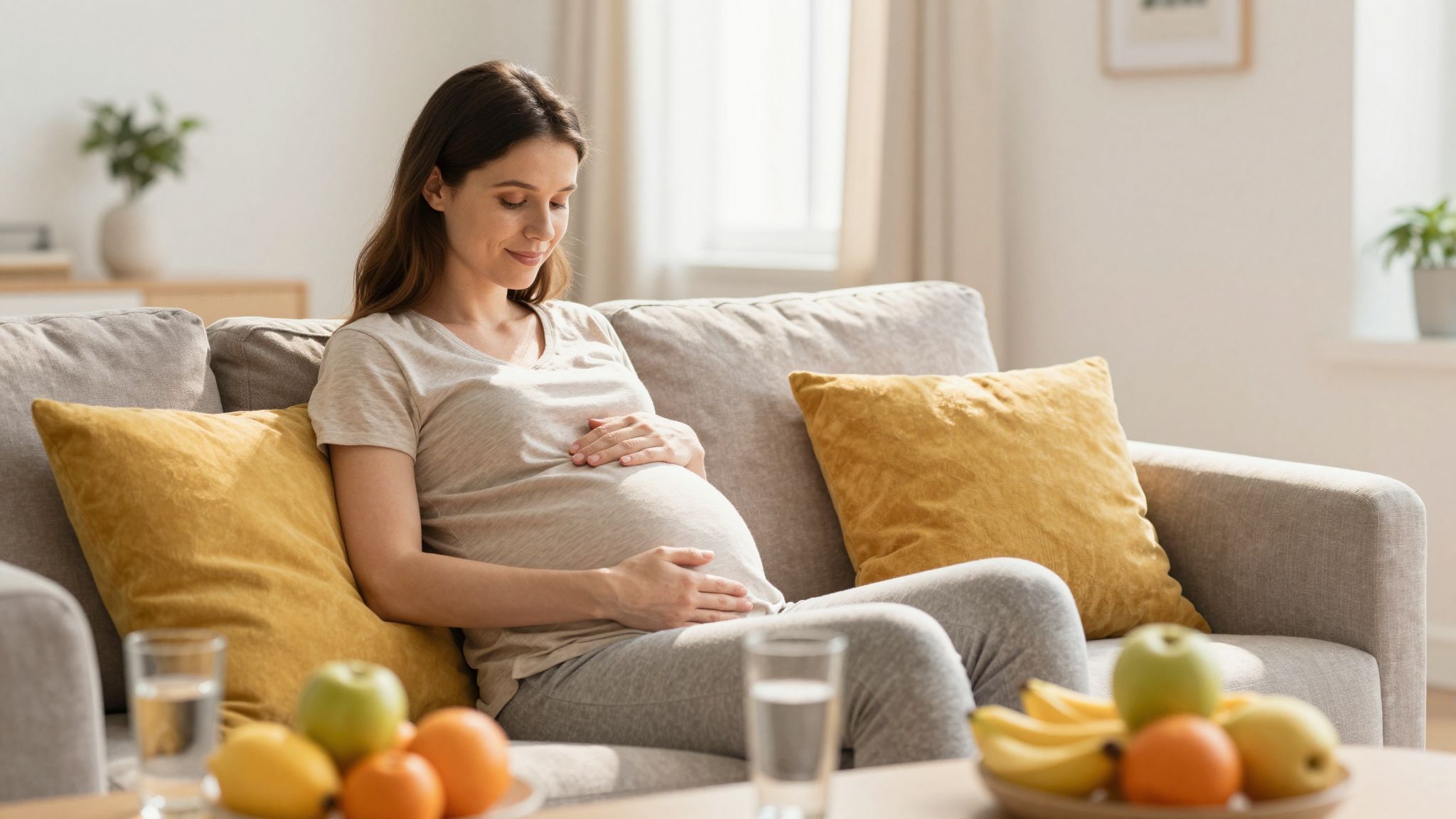 A terhesség alatt gyakori a lassú emésztés és puffadás.