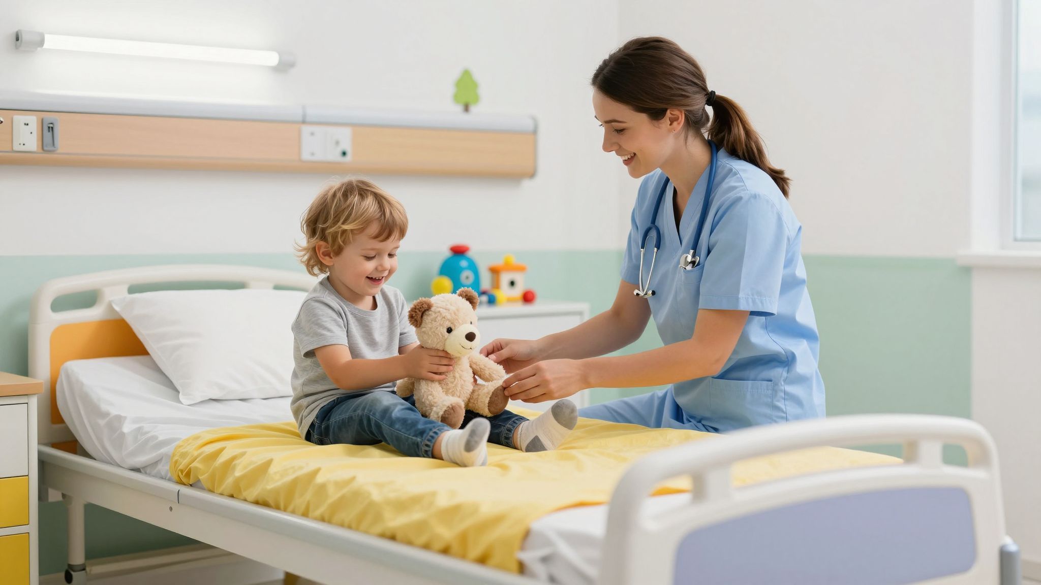 A megfelelő kommunikáció segíthet csökkenteni a gyerek félelmét.