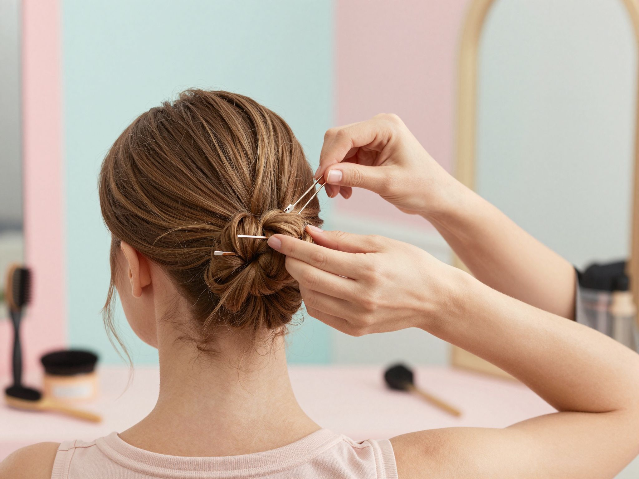 Mindig használj hajlakkot a tartós konty érdekében!