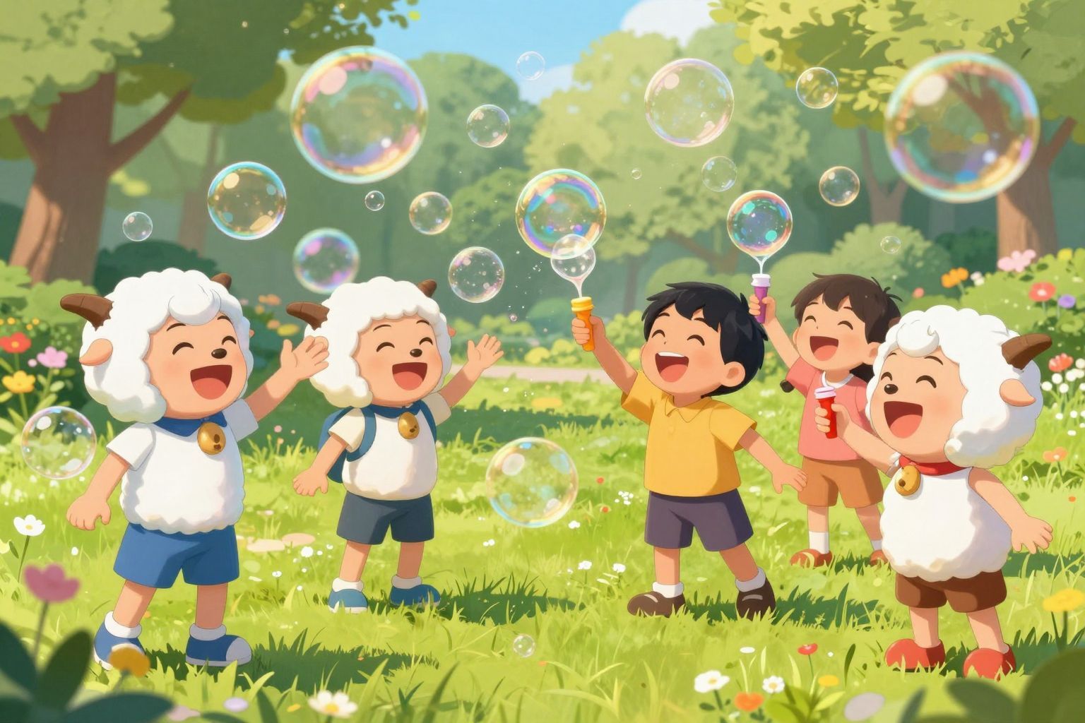 A buborékok segítik a gyermekek kézügyességének fejlődését.