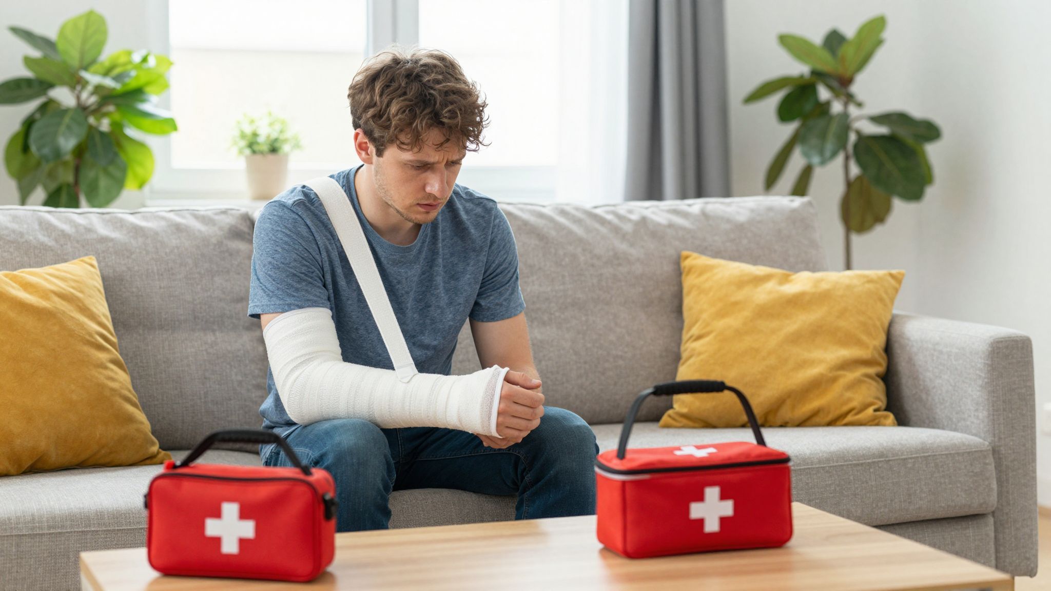 A csonttörés kezelése során fontos a megfelelő pihenés.