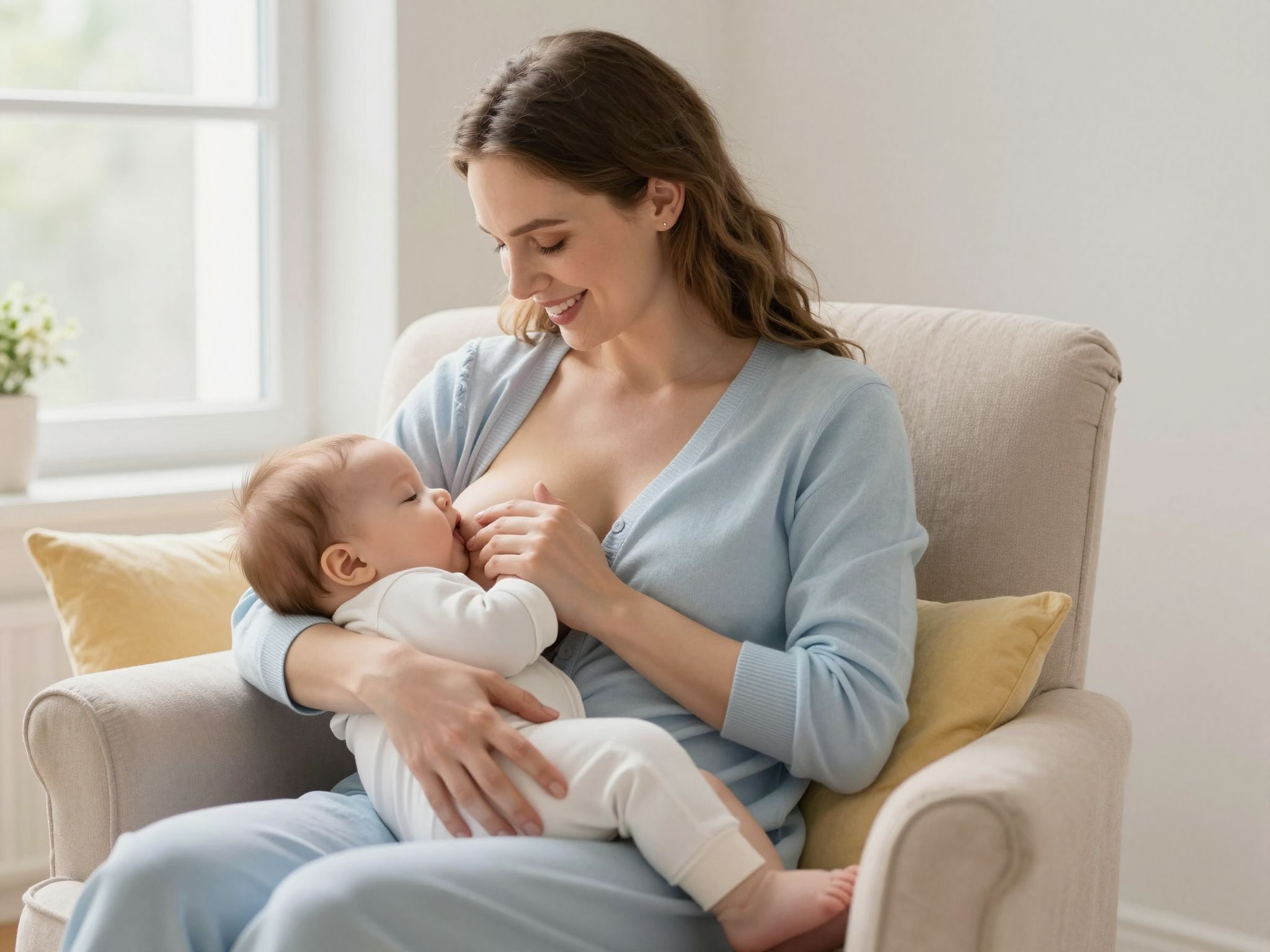 A helyes mellrehelyezés kulcs a fájdalommentes szoptatáshoz.