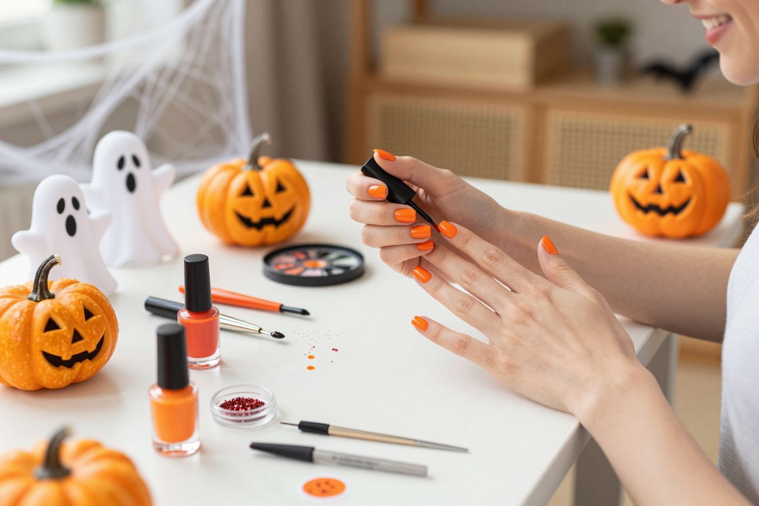 Használj narancssárga és fekete színeket a Halloweenhoz!