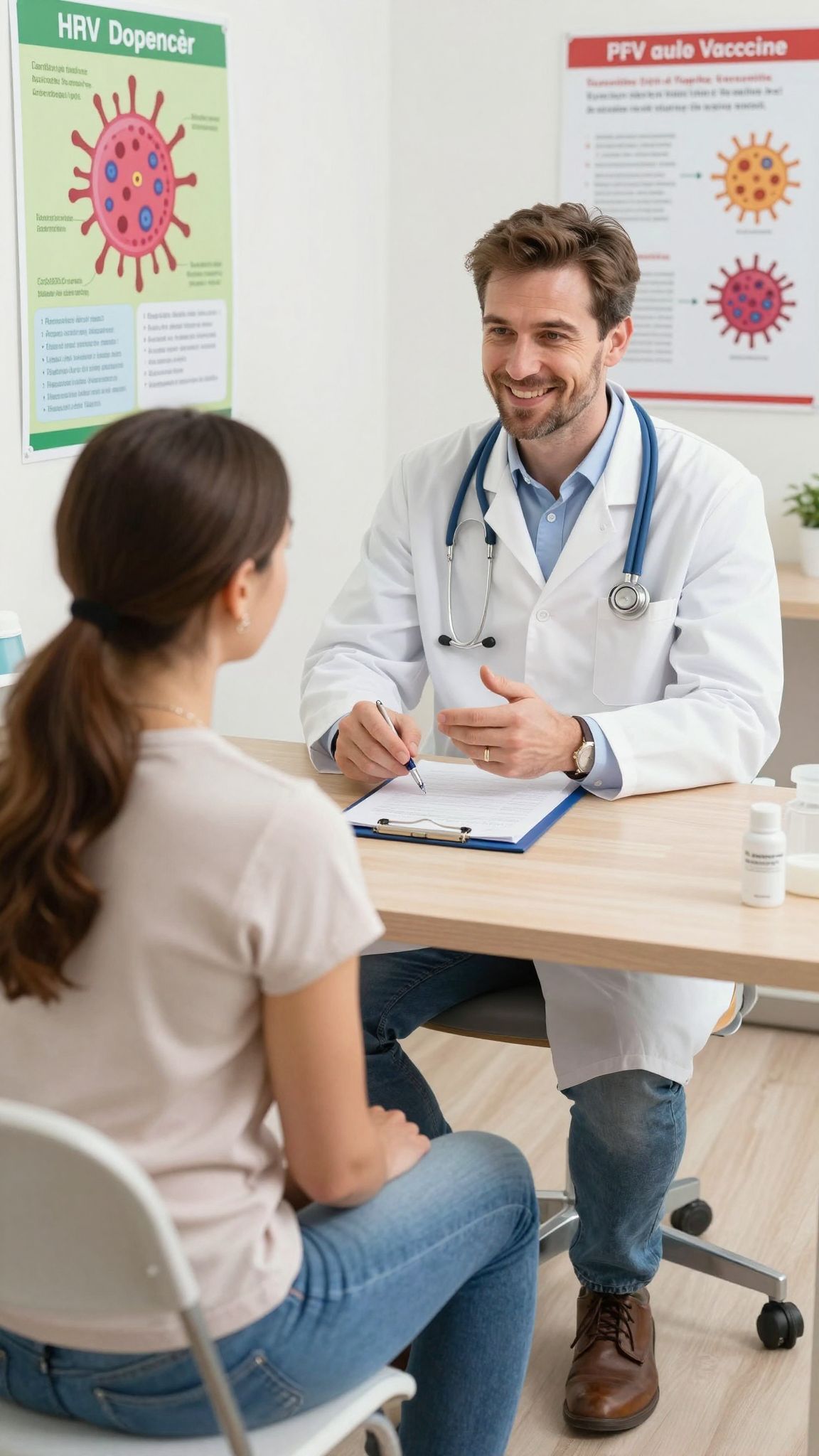 A HPV elleni vakcina csökkenti a fertőzés kockázatát.