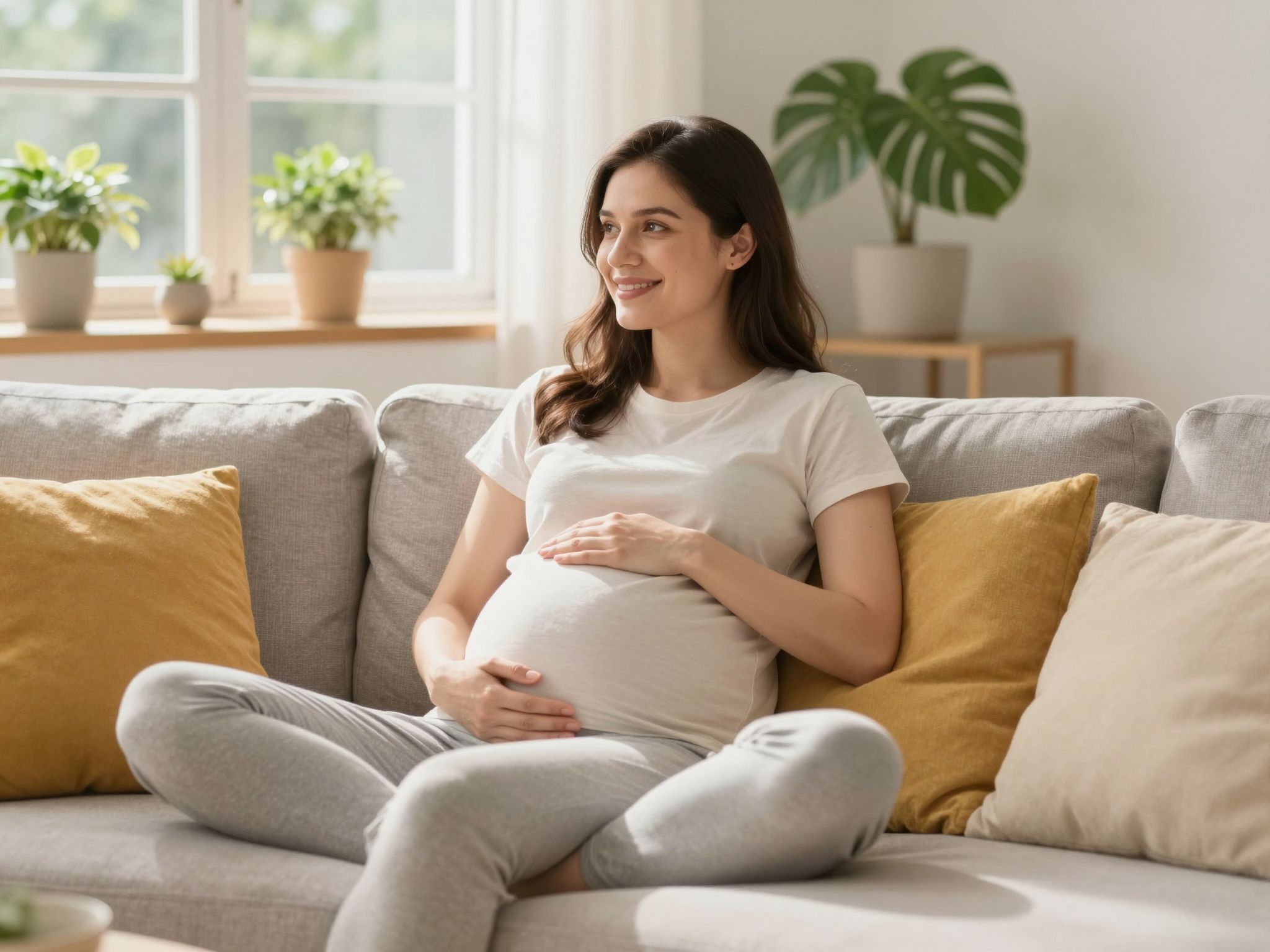 A pocak lejjebb ereszkedése a szülés előjele lehet.