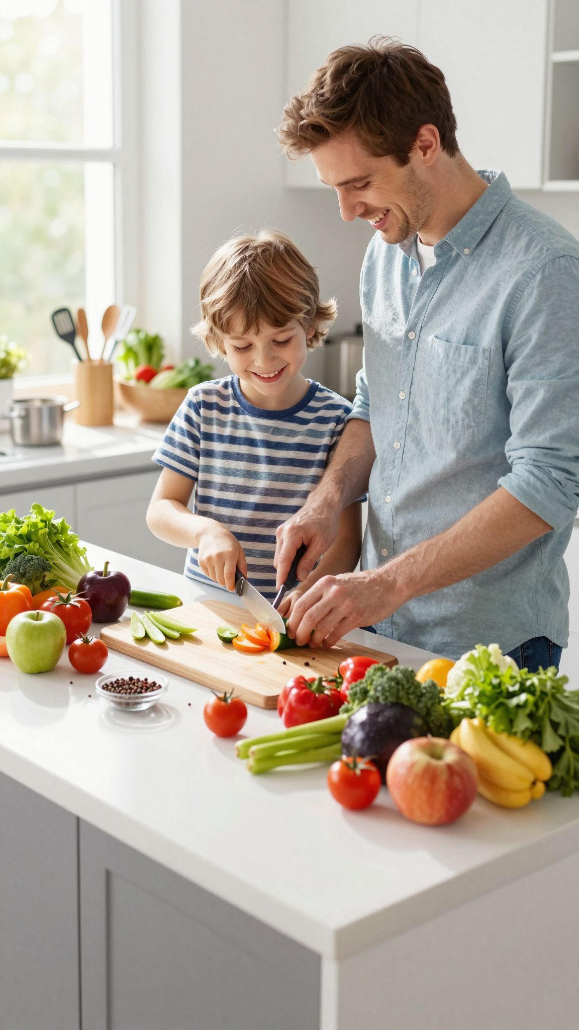 A közös főzés erősíti a családi kötelékeket és a beszélgetést.
