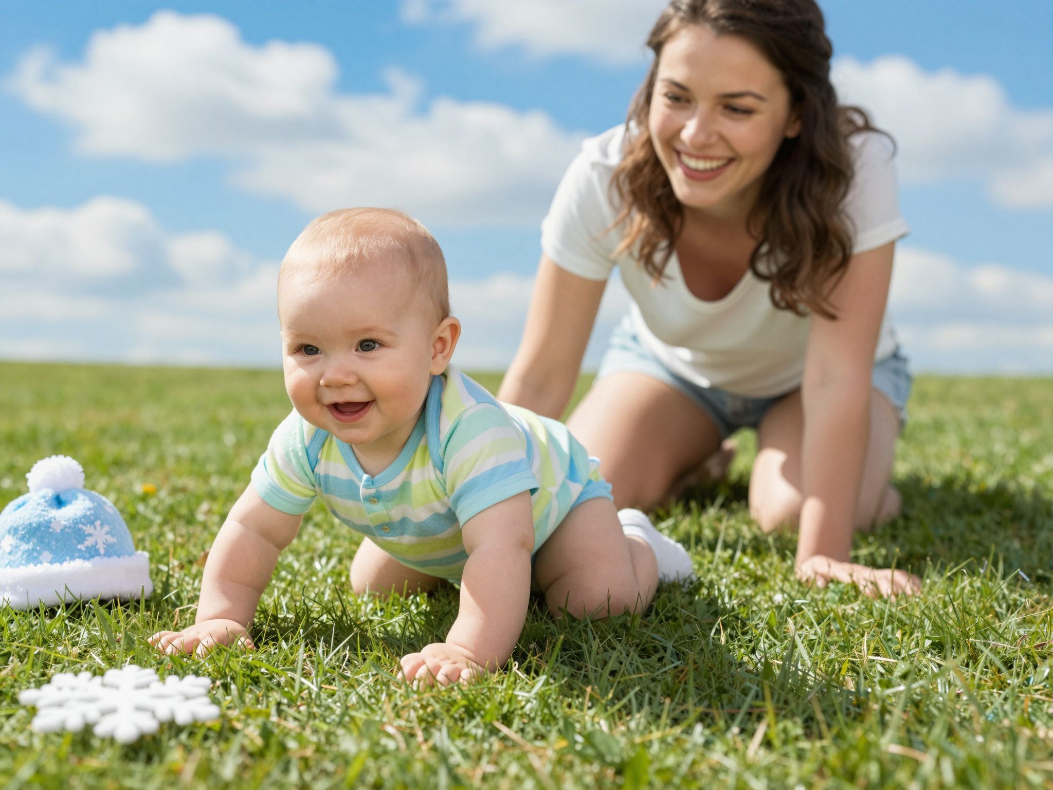 A téli babák gyakrabban képesek korábban mászni.