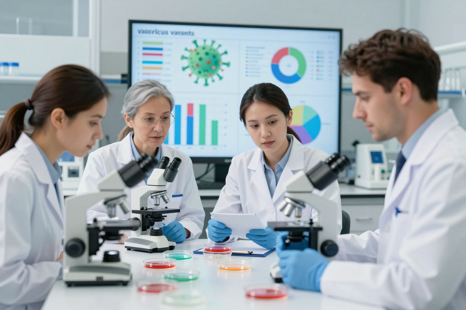 A vírusvariánsok mutációi növelhetik a fertőzőképességet.