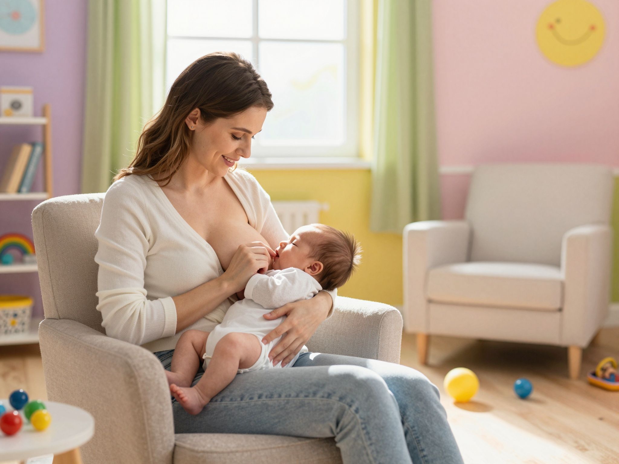 A bőr-bőr kontaktus segíti a szoptatási rutint.