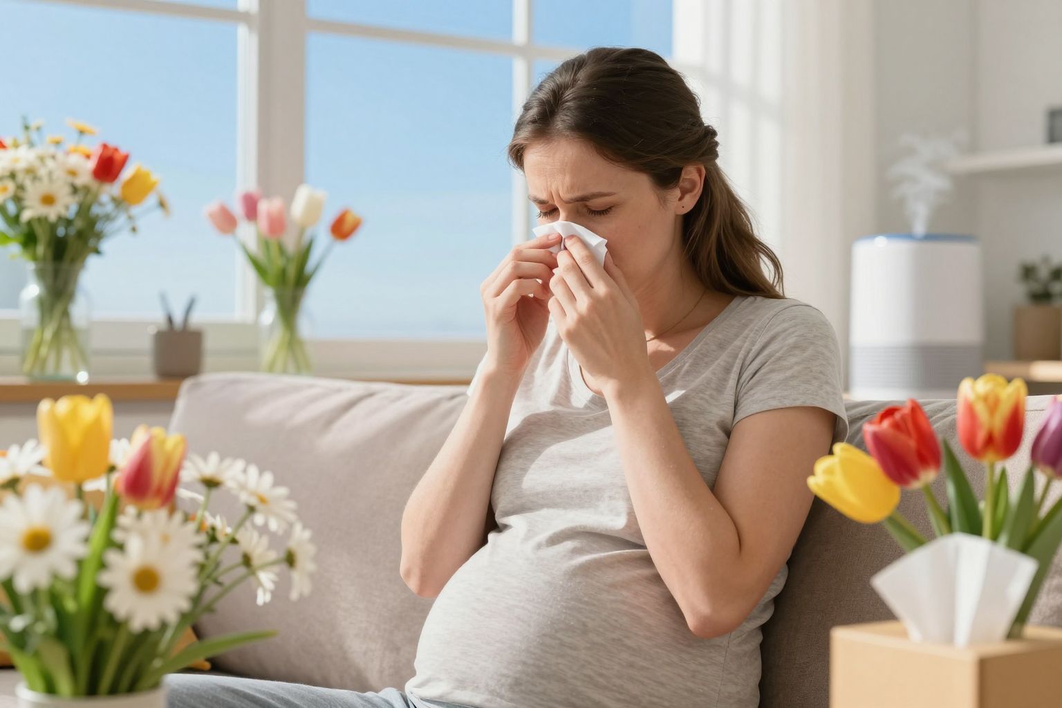 A természetes gyógymódok segíthetnek a terhességi allergiák kezelésében.