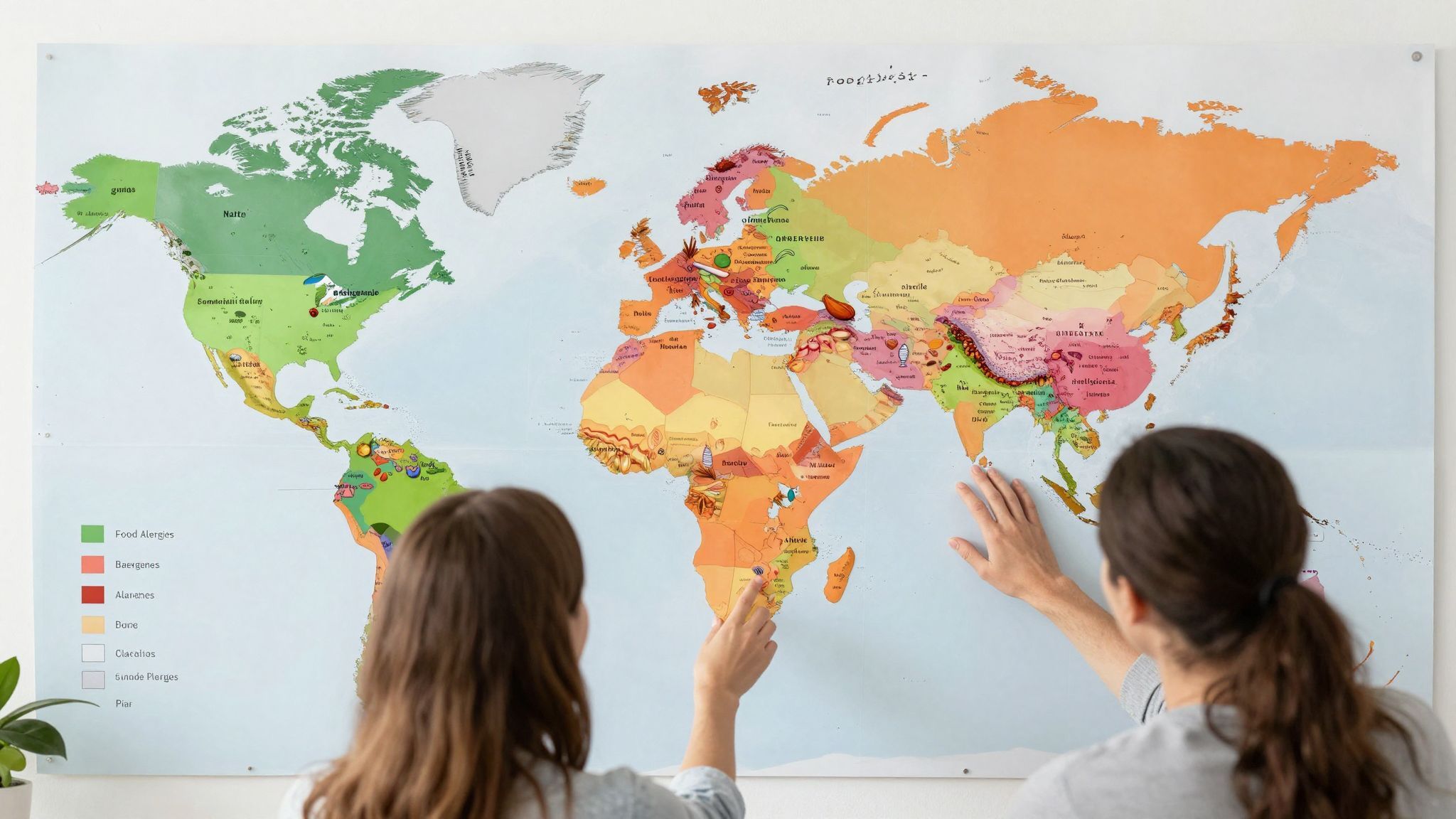 Az ételallergiák globális eloszlása kulturálisan változó.