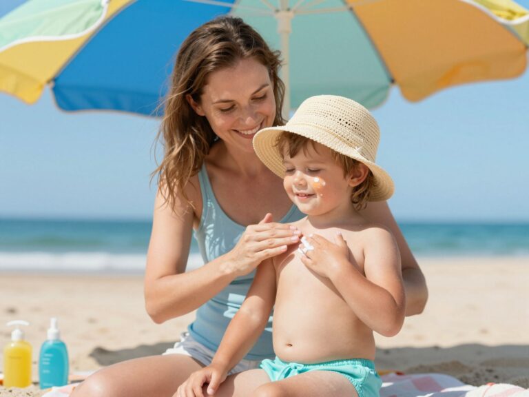 Hogyan védd meg gyermeked bőrét a káros UV sugárzástól?