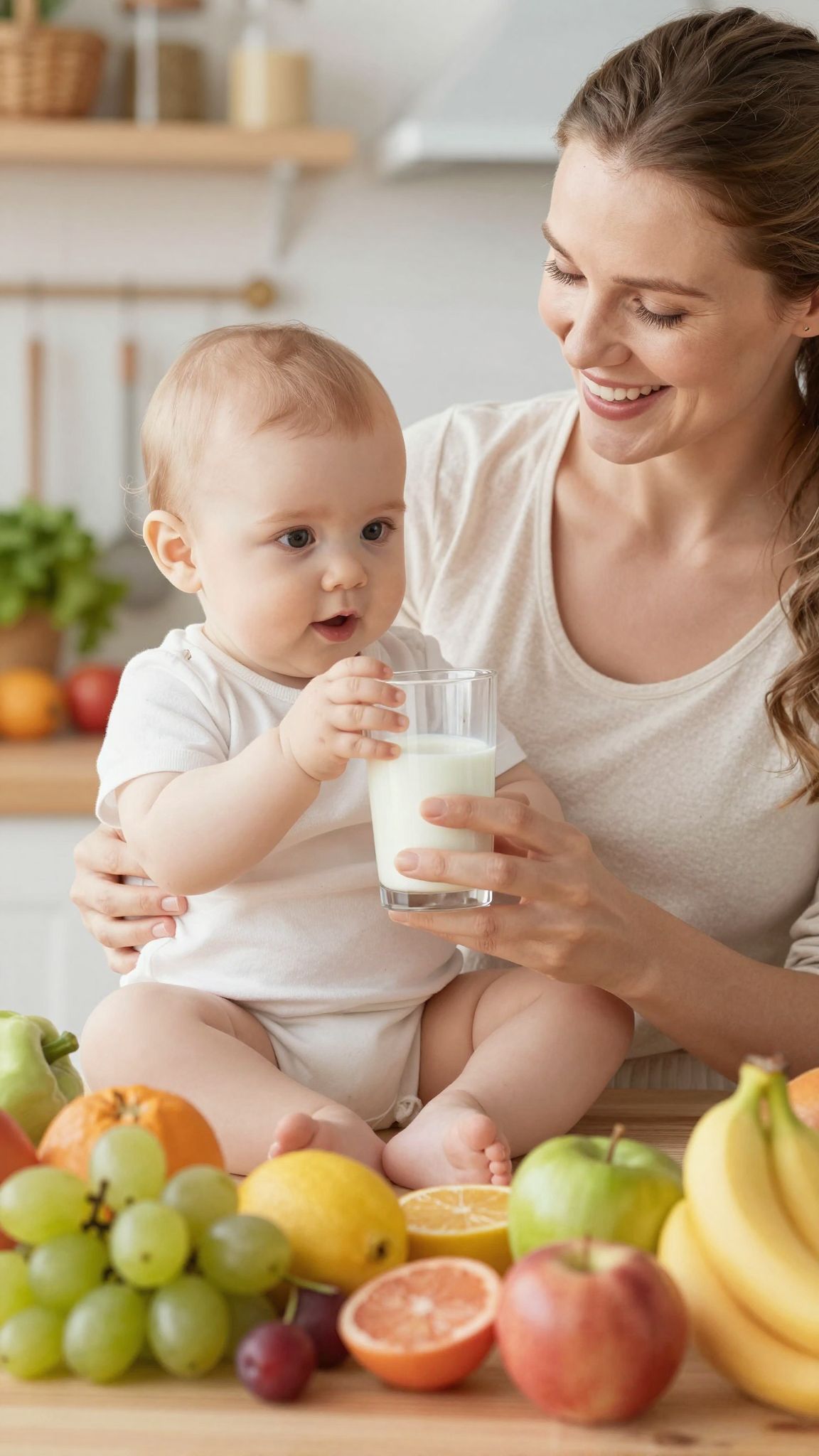 A tehéntej bevezetését 1 éves kor után ajánlják.