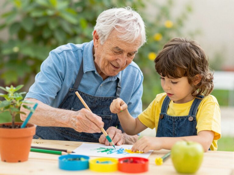 Idősek és gyerekek együtt: hogyan fejlesztik egymást a közös foglalkozások?