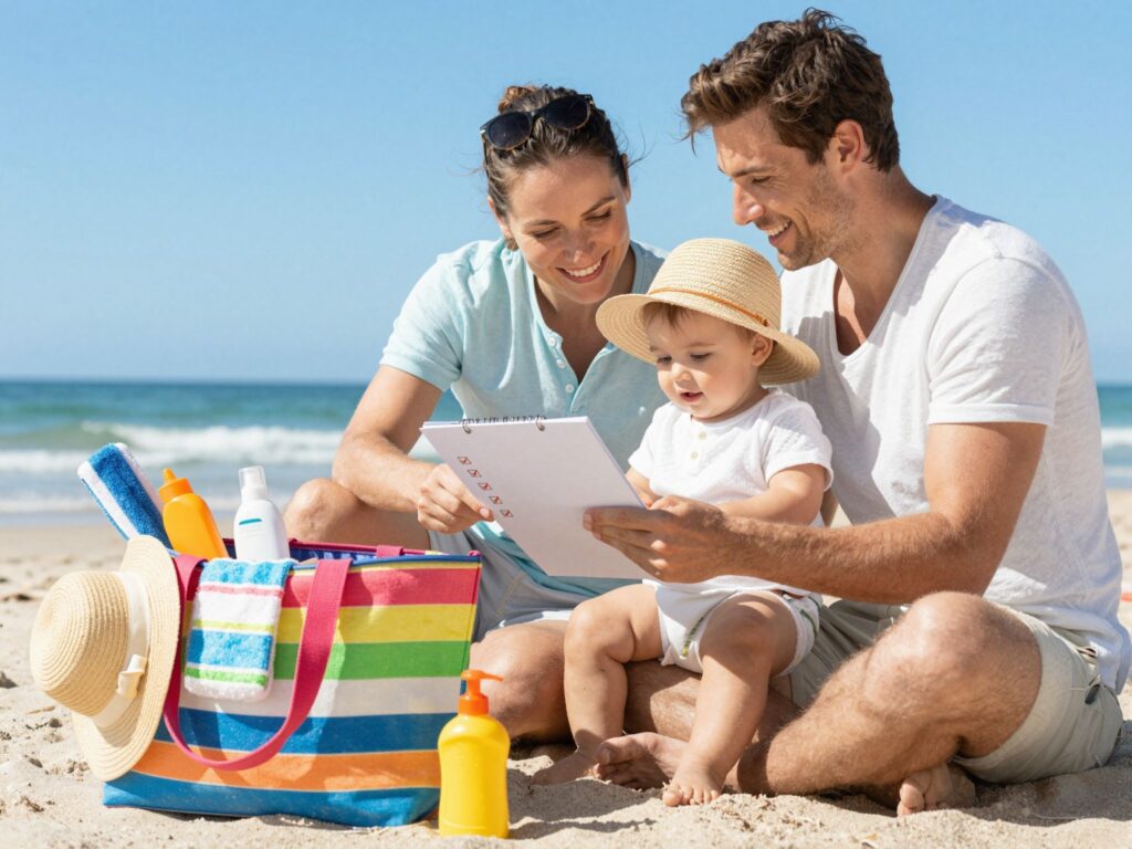 Így készülj a strandolásra babával: ellenőrző lista és tippek, hogy ne érjen meglepetés