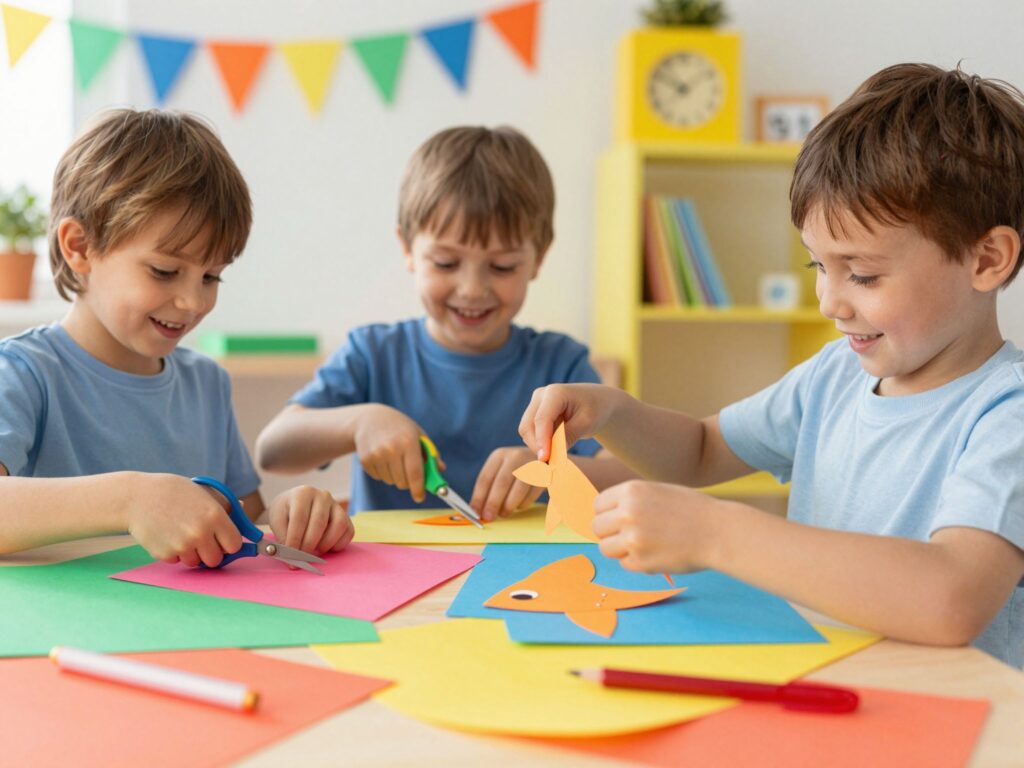 Kézműveskedés gyerekekkel: így készítsetek egyszerűen mozgó papírhalacskát