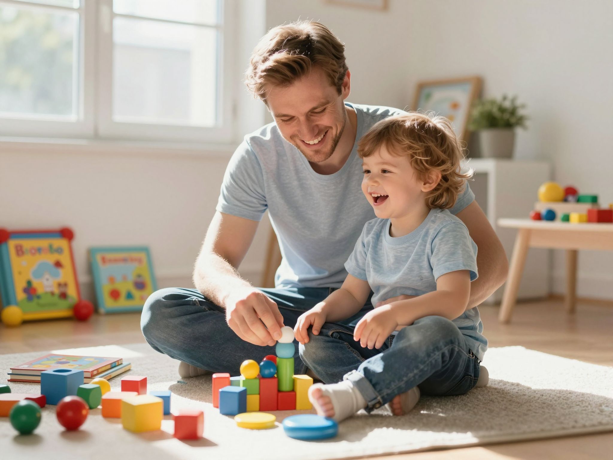 Az apai interakció ösztönzi a gyerekek kognitív fejlődését.
