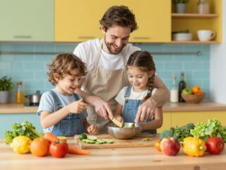 Közös főzés a gyerekkel: szórakoztató és fejlesztő tevékenység az egész családnak