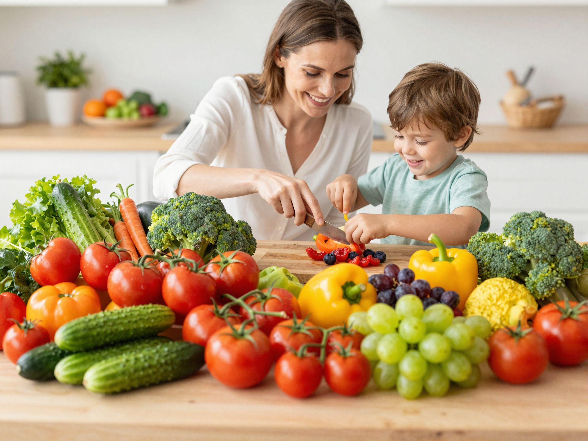 A színes tálalás növeli a gyerekek étvágyát és kedvét.
