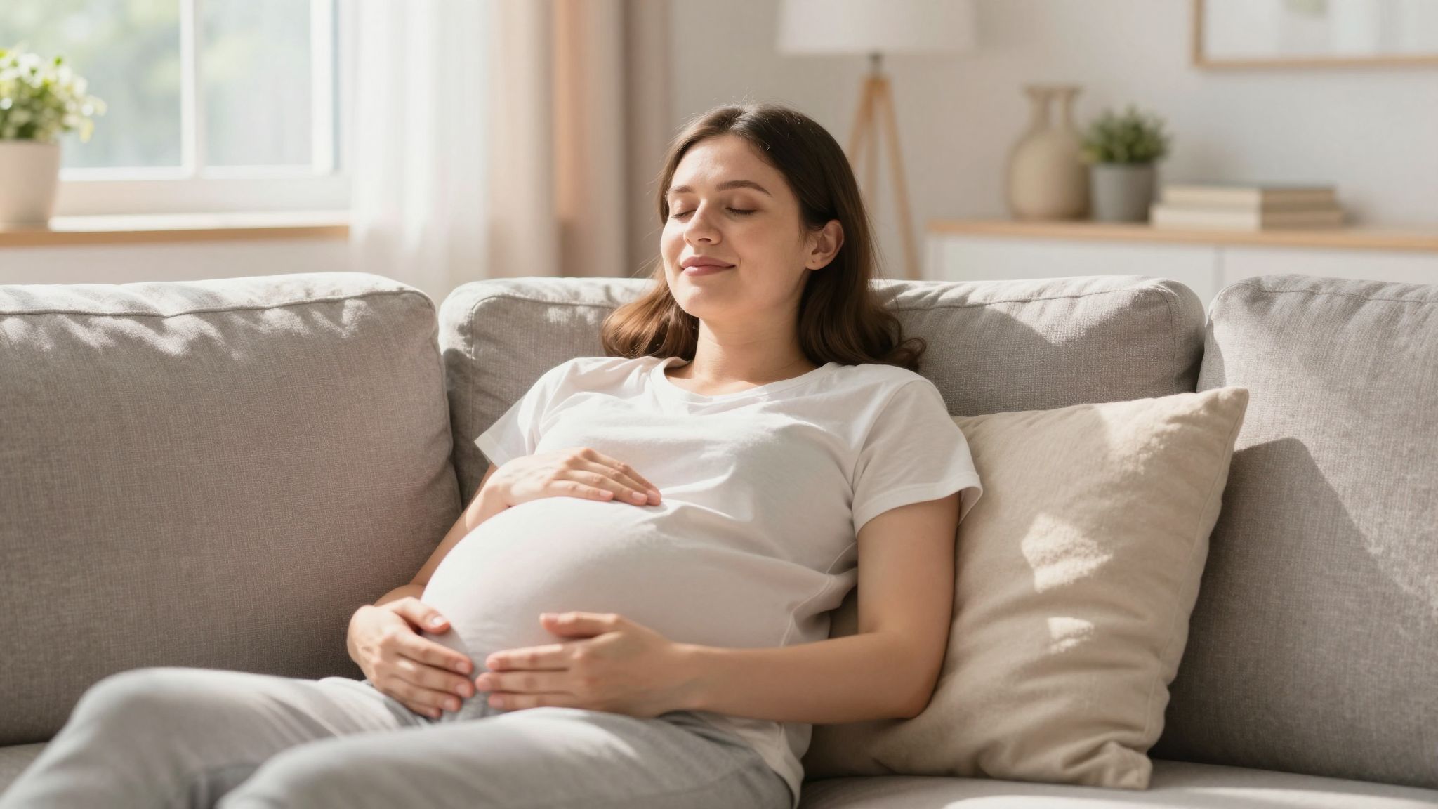 A harmadik trimeszterben a baba mozgása csökken.