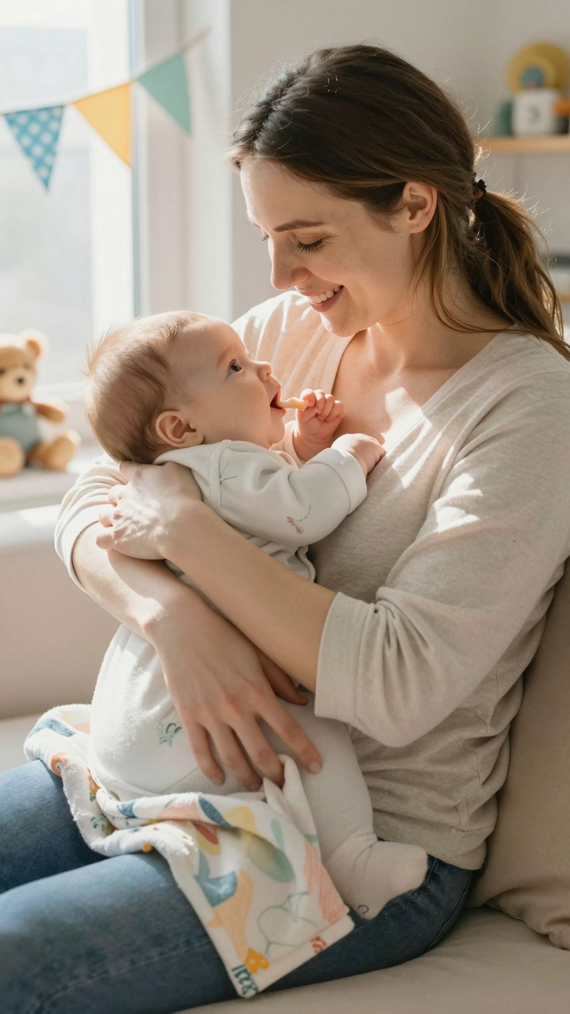 A büfiztetés segít megelőzni a kólika és puffadás kialakulását.