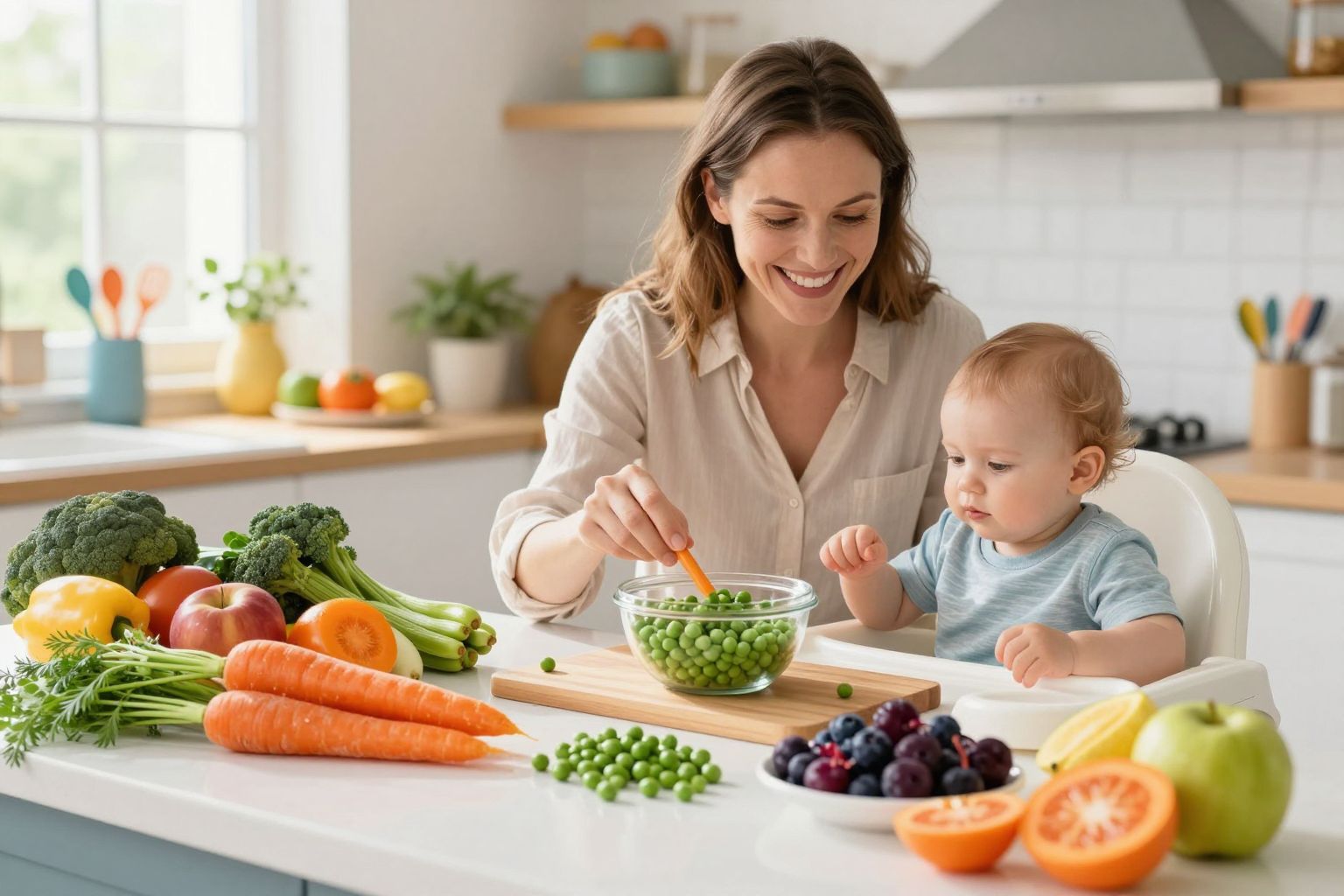 A változatos textúrák segítik a baba ízérzékelését.