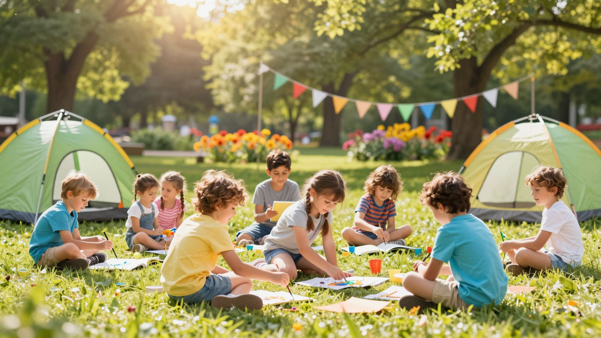 Tematikus táborok ösztönzik a gyerekek kreatív fejlődését.