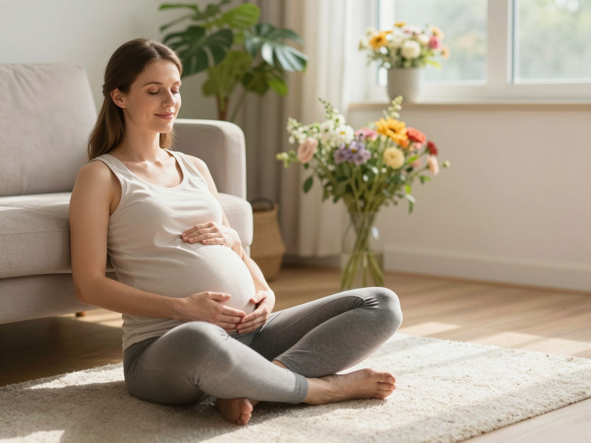 A szorongás csökkentése segíthet a magzat egészségében.