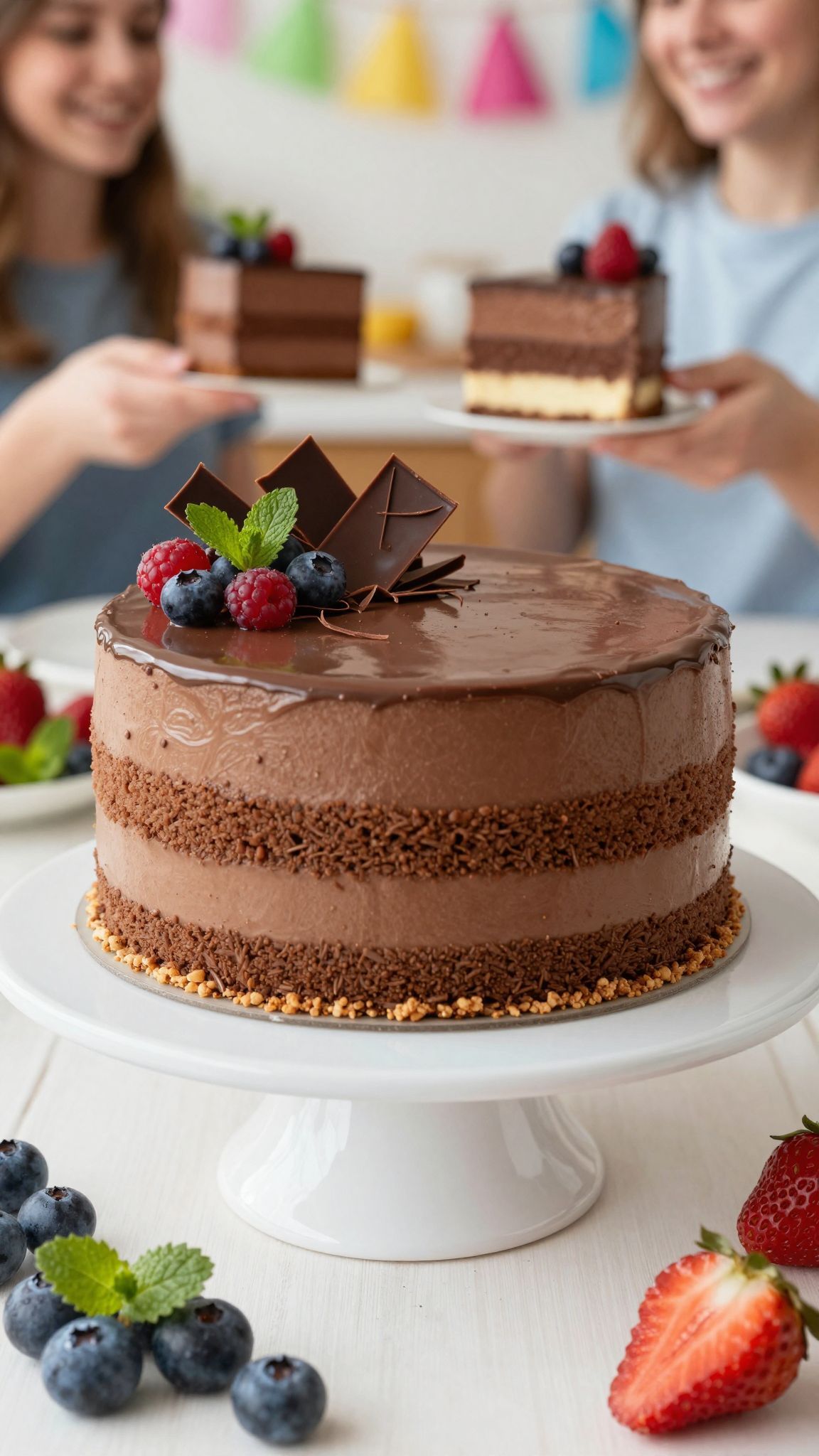 A torta gazdag ízei elvarázsolják az ünnepi asztalt.