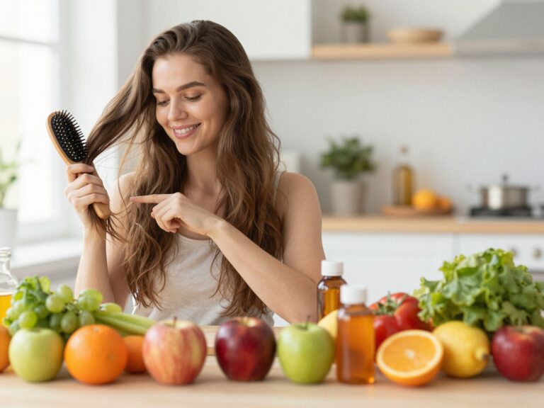 Szülés utáni hajhullás kezelése: vitaminok, táplálkozás és praktikák a hajad egészségéért