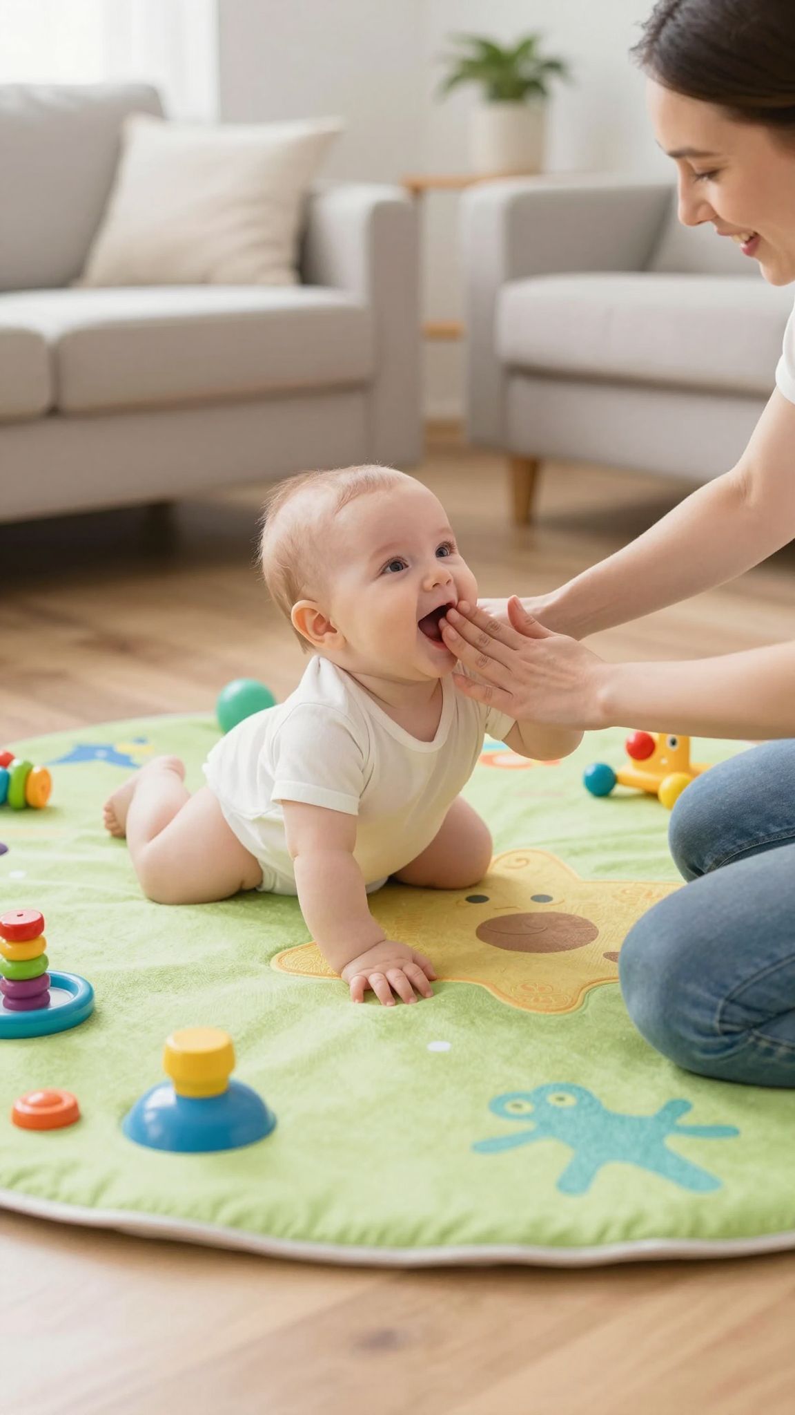 Figyeljük a babát, hogy észleljük a reflexeit!