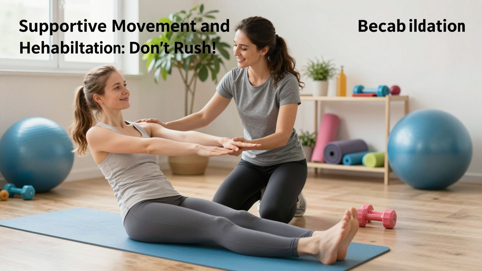 A rehabilitáció során a türelem kulcsfontosságú a gyógyuláshoz.