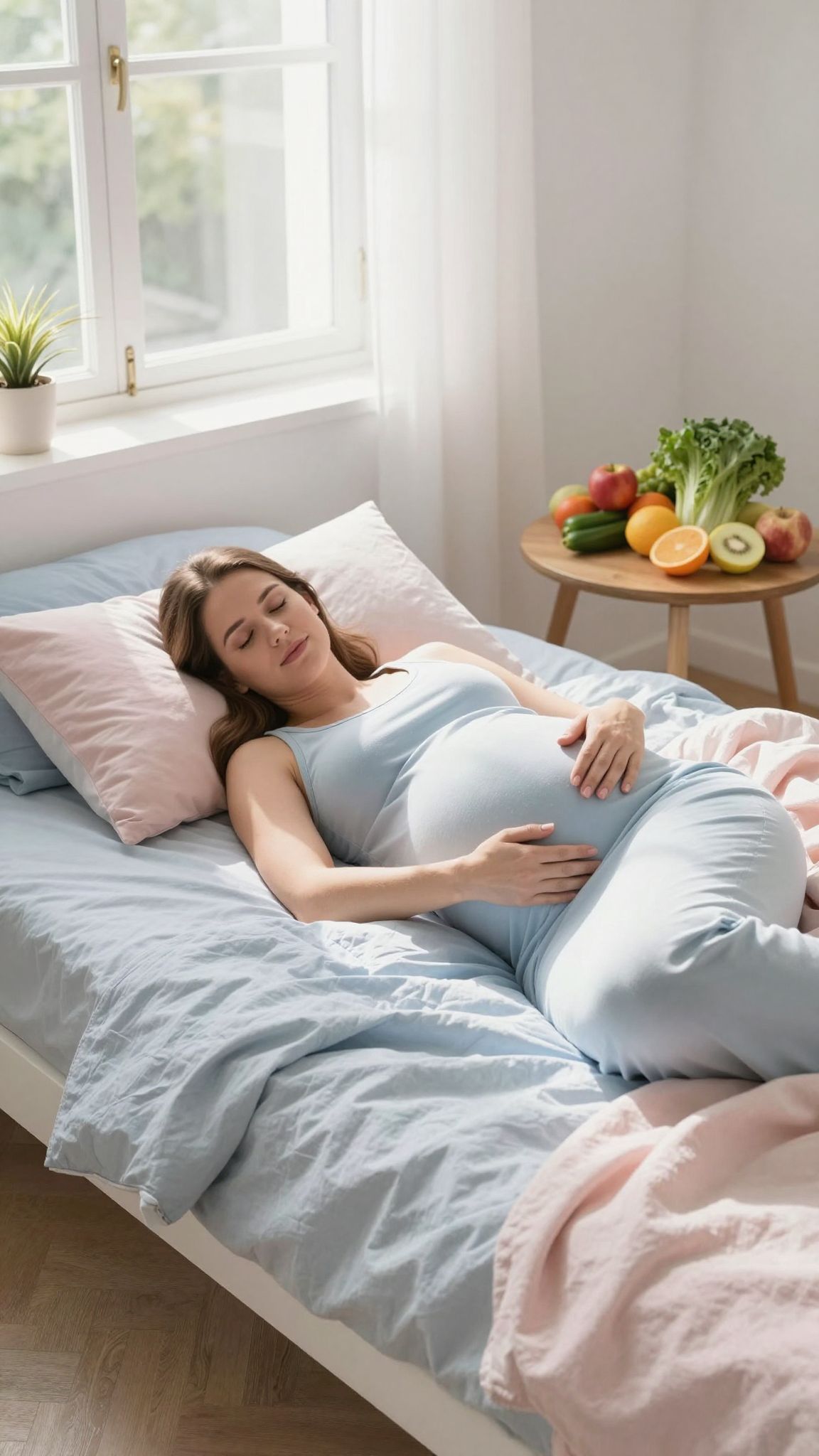 A mikrotápanyagok segítik a pihentető alvást terhesség alatt.