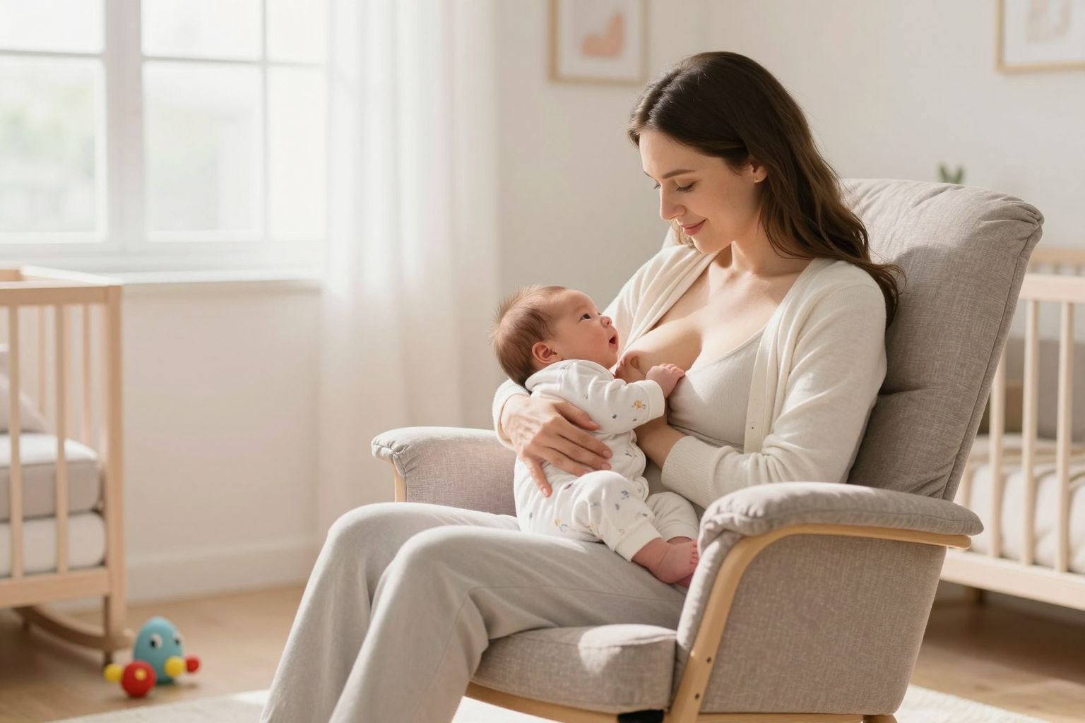 A szoptatás nem mindig fájdalmas, ha jól csinálják.