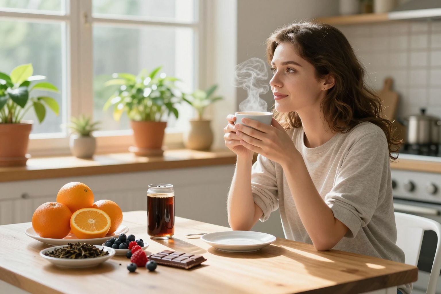 A csokoládé és tea is jelentős koffeinforrást rejthet.