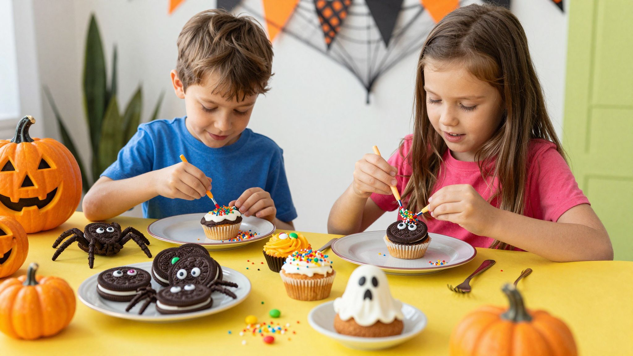 Oreo kekszből készült boszorkánytükröt készíthetsz színes krémmel!
