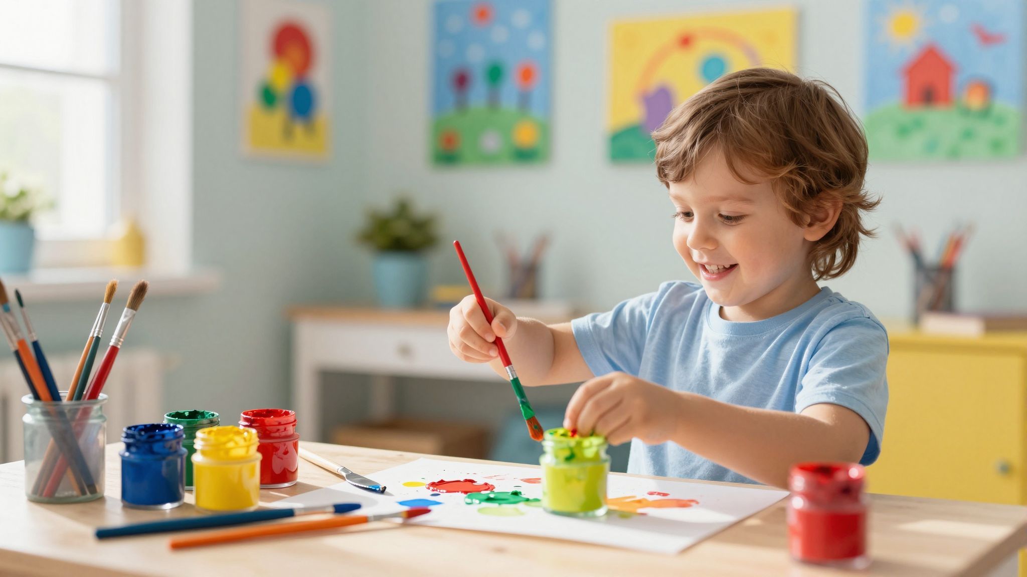 Az árnyalatok keverése fejleszti a kreatív gondolkodást.