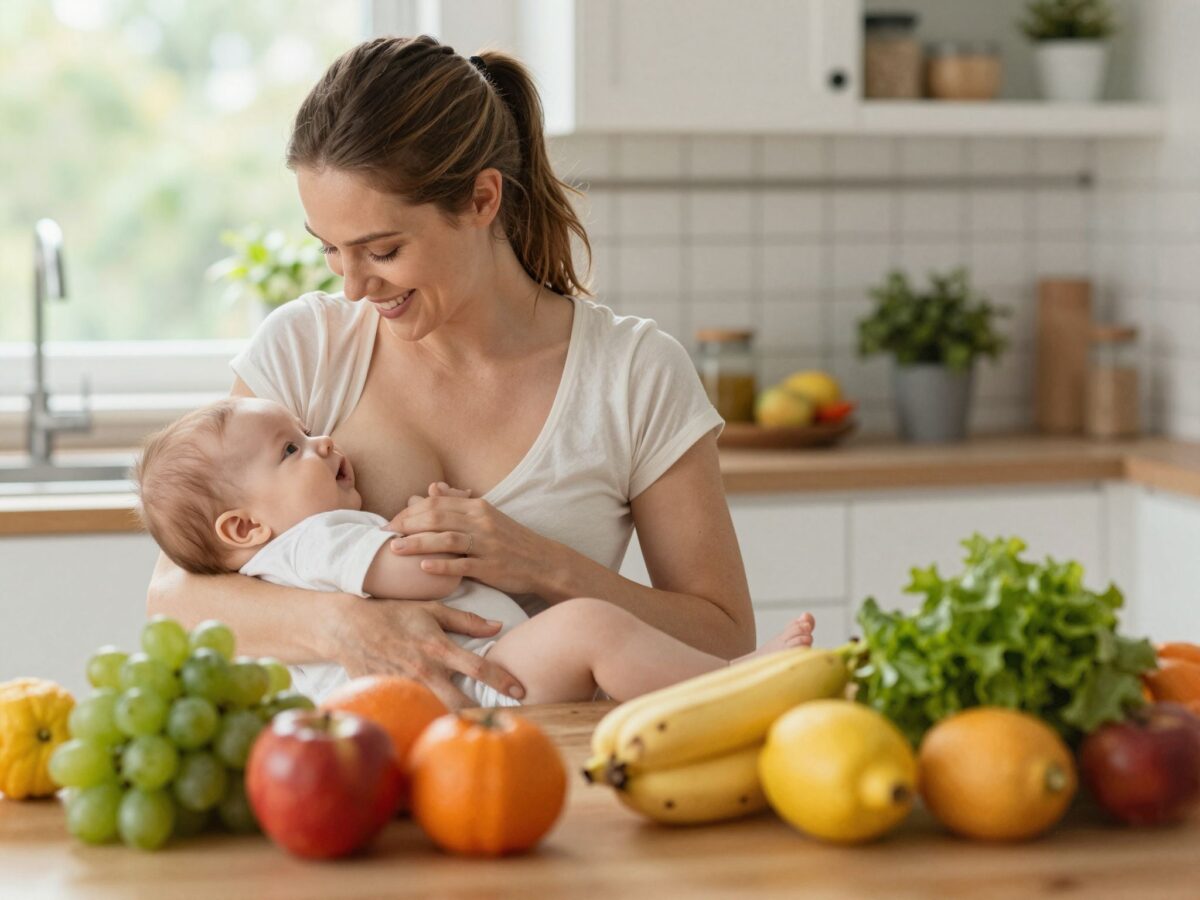 Útmutató a szoptató anyák étrendjéhez: ételek, amik segítik a baba fejlődését