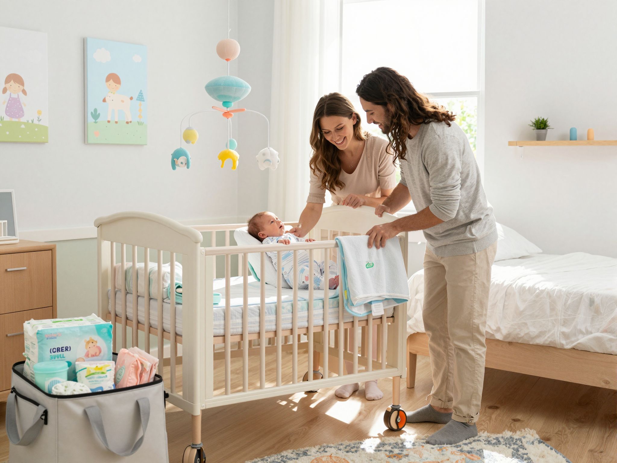 A babacsomag tartalmazza az újszülött alapvető szükségleteit.