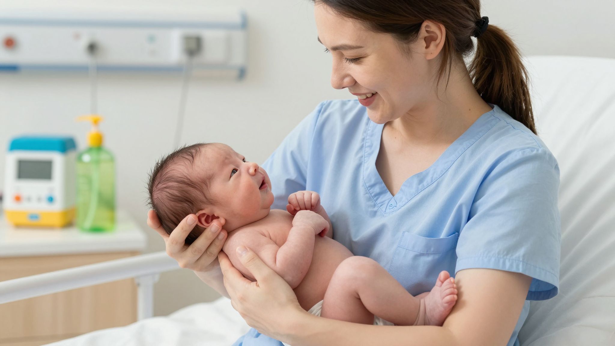 A bőr-bőr kontaktus javítja az Apgar-pontszámot.