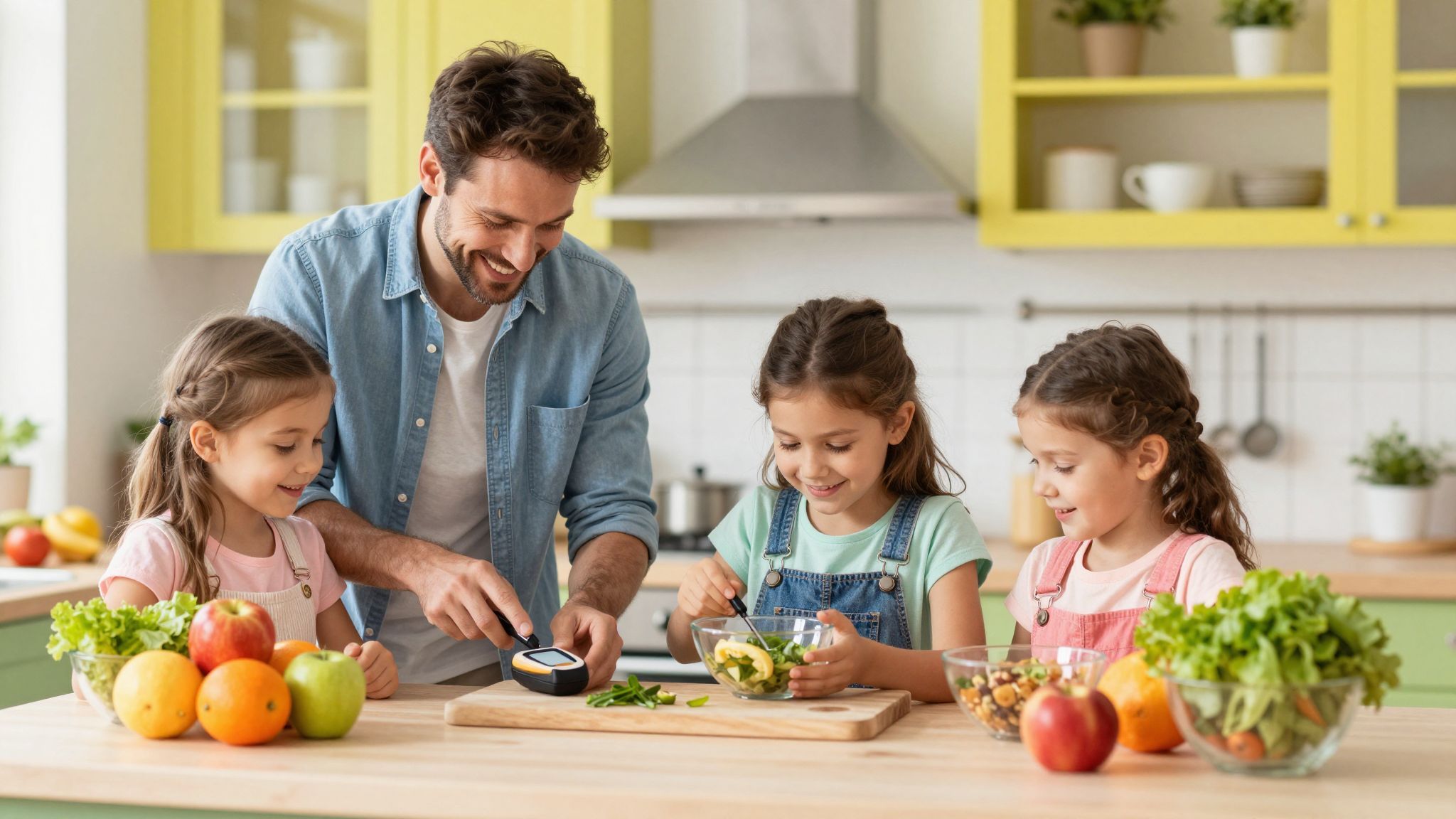 A család szerepe kulcsfontosságú a cukorbetegség kezelésében.