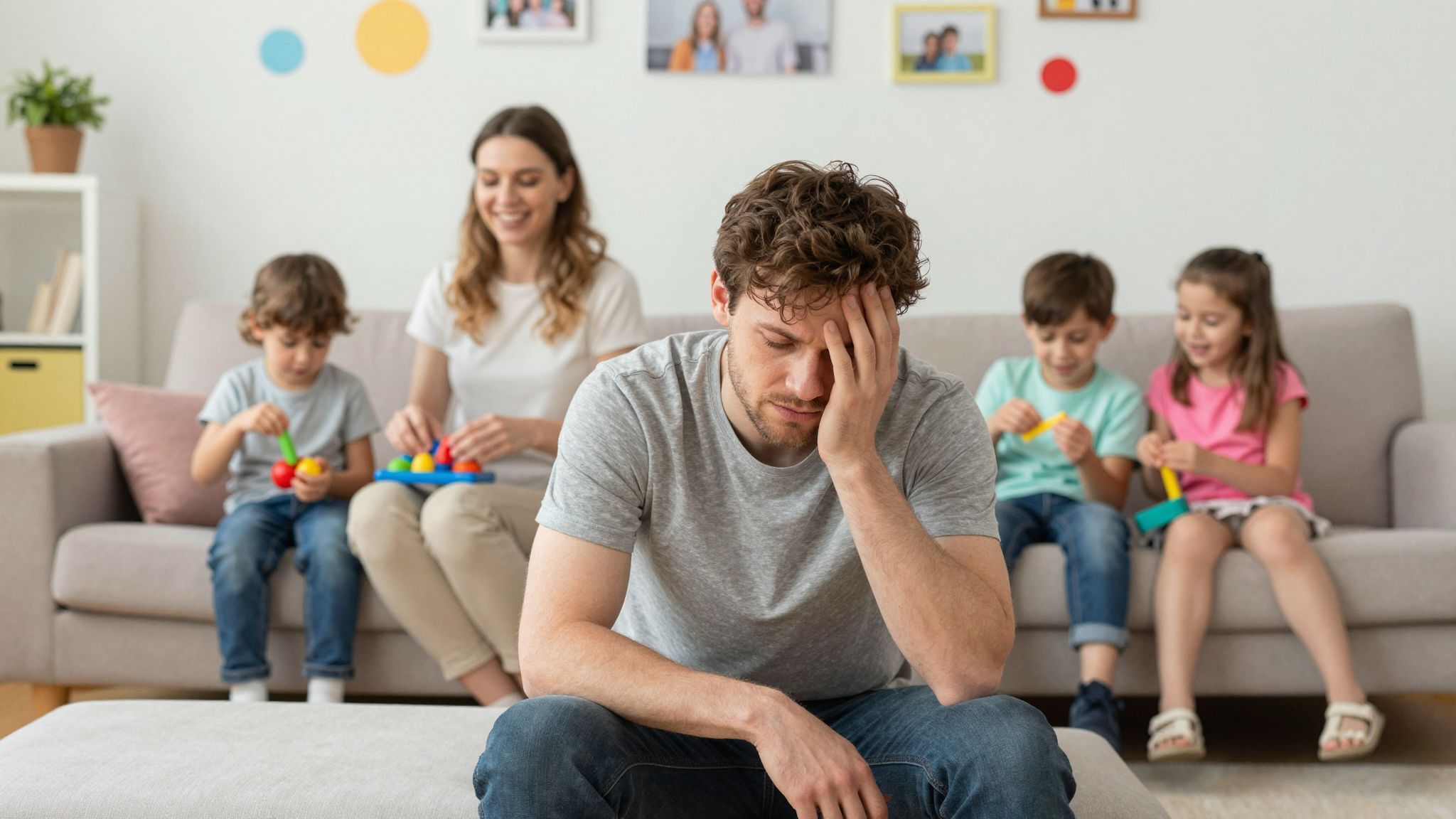 Az apai depresszió ronthatja a párkapcsolati dinamikát.