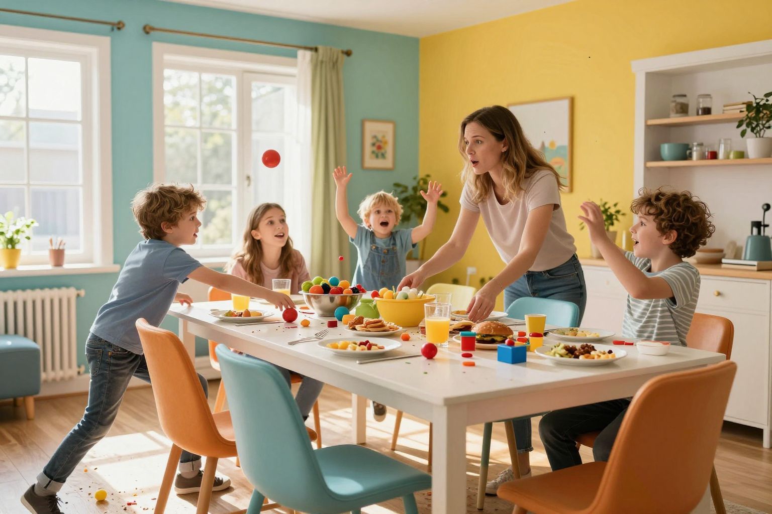Az ebédlő feszültsége befolyásolja a gyerekek étkezési szokásait.