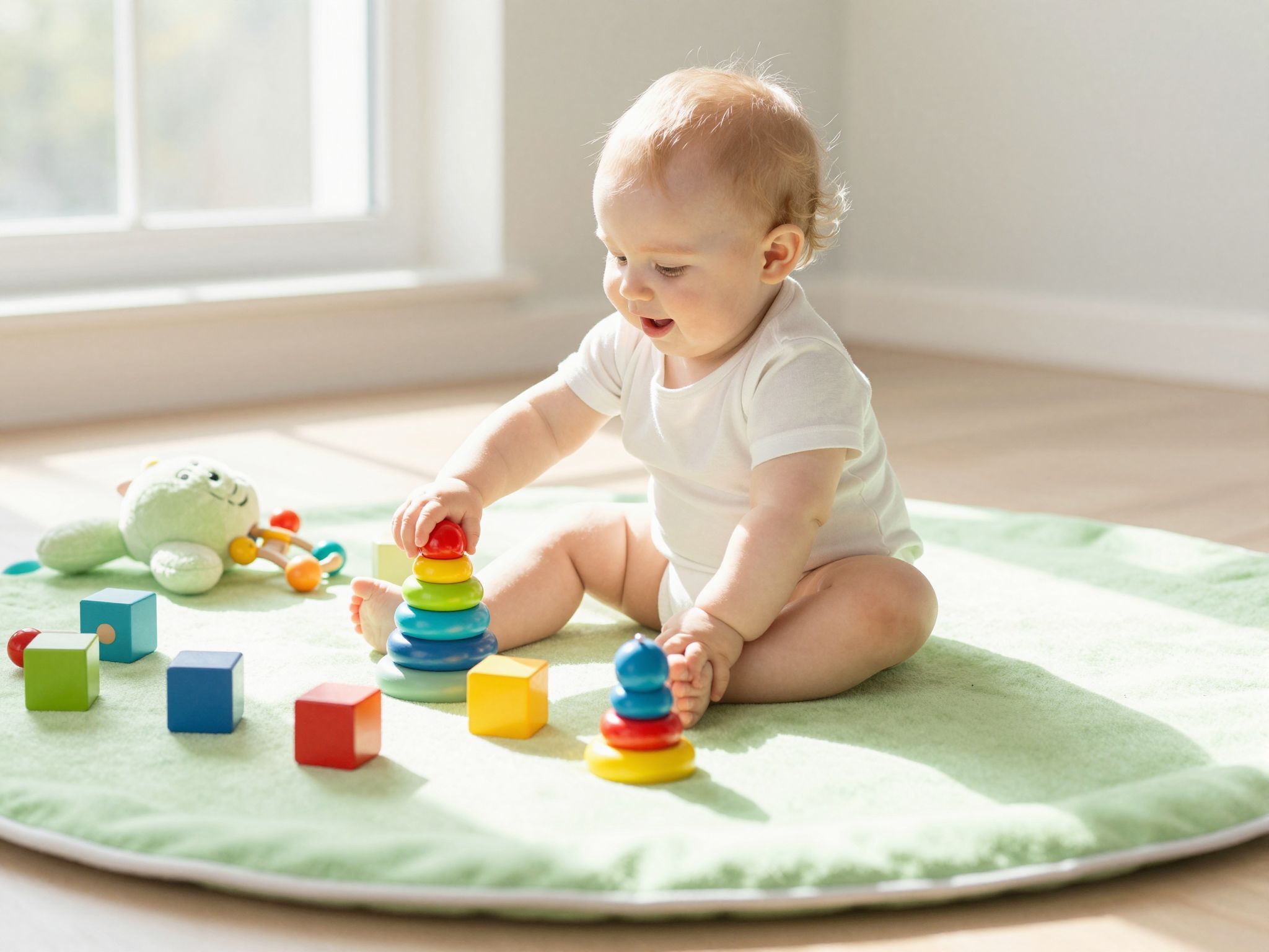 A játékok serkentik a csecsemők fejlődési mérföldköveit.