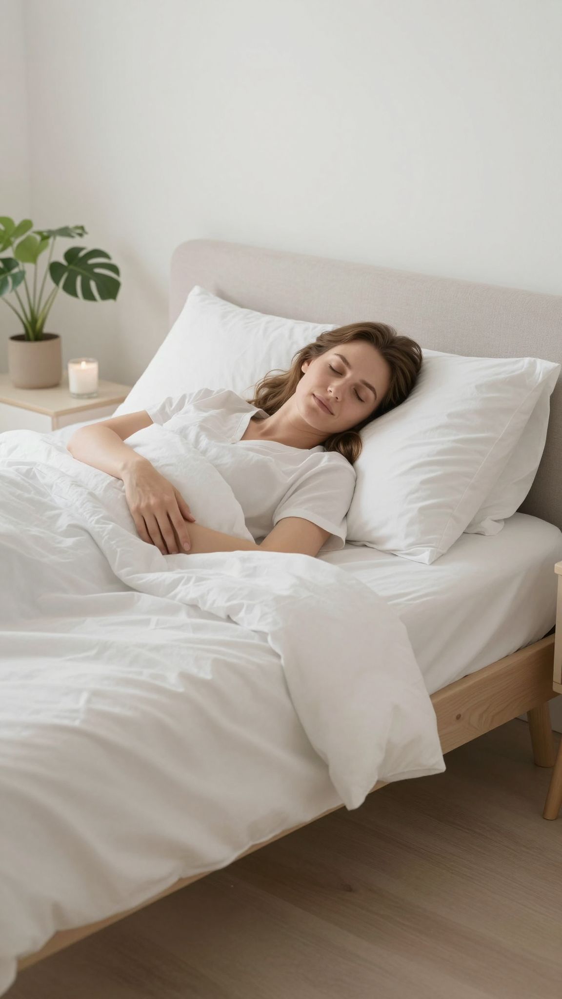 A megfelelő testhelyzet segíti a fájdalommentes alvást.